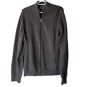 Michael Kors Men's Full Zip Gray Sweater Size XL